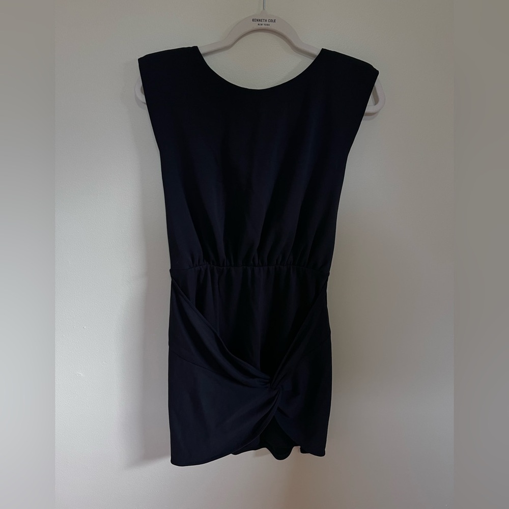 Free People Black Sleeveless Mini Dress